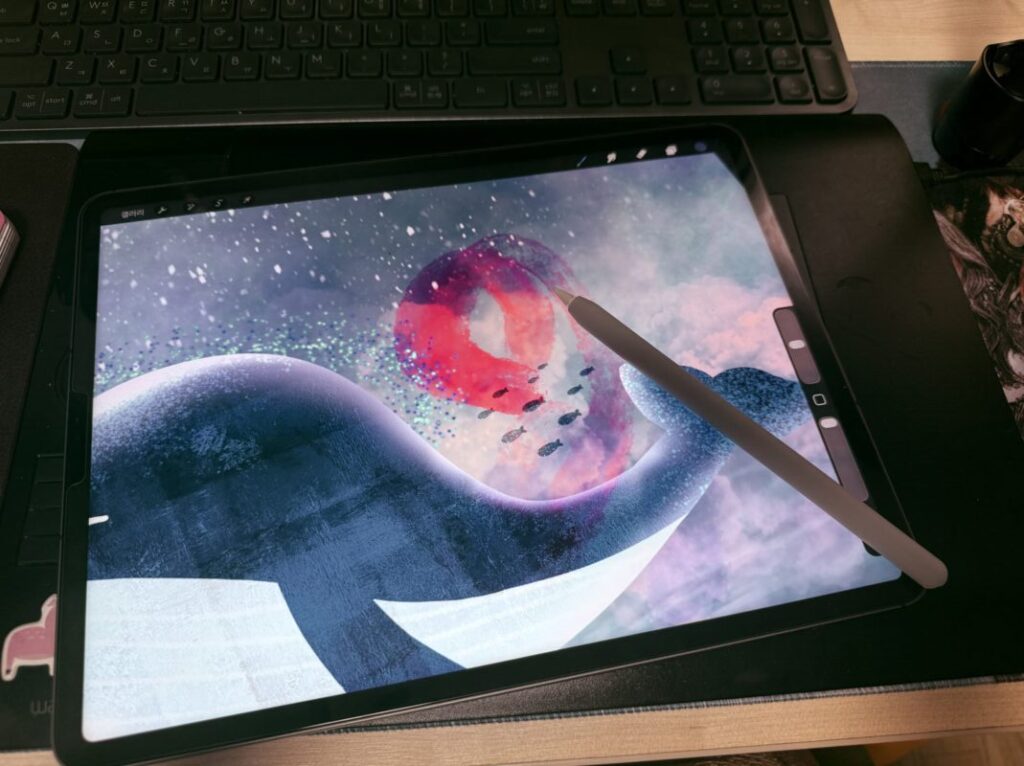 11년 차 디자이너 리틀아틀리에의 아이패드 프로크리에이트 드로잉 작업