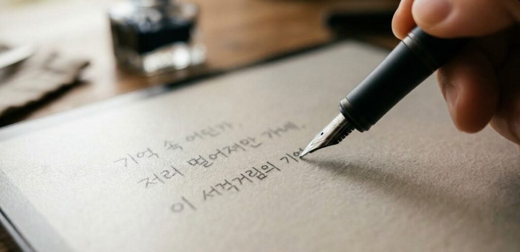 아이패드 종이필름 사용 이미지. ai생성.