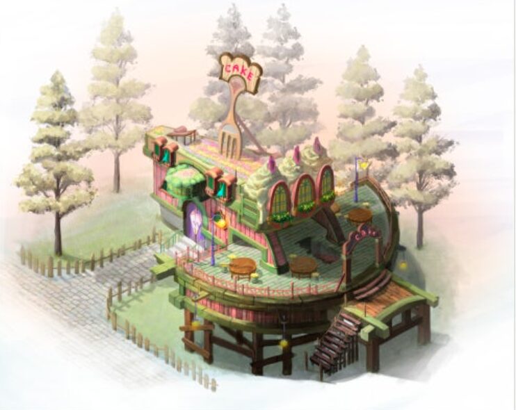 케익상점 포트폴리오시트.